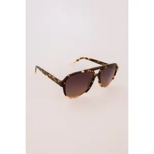 Indie - Aviator Polarized Sunglasses - Tortoise/Sunset