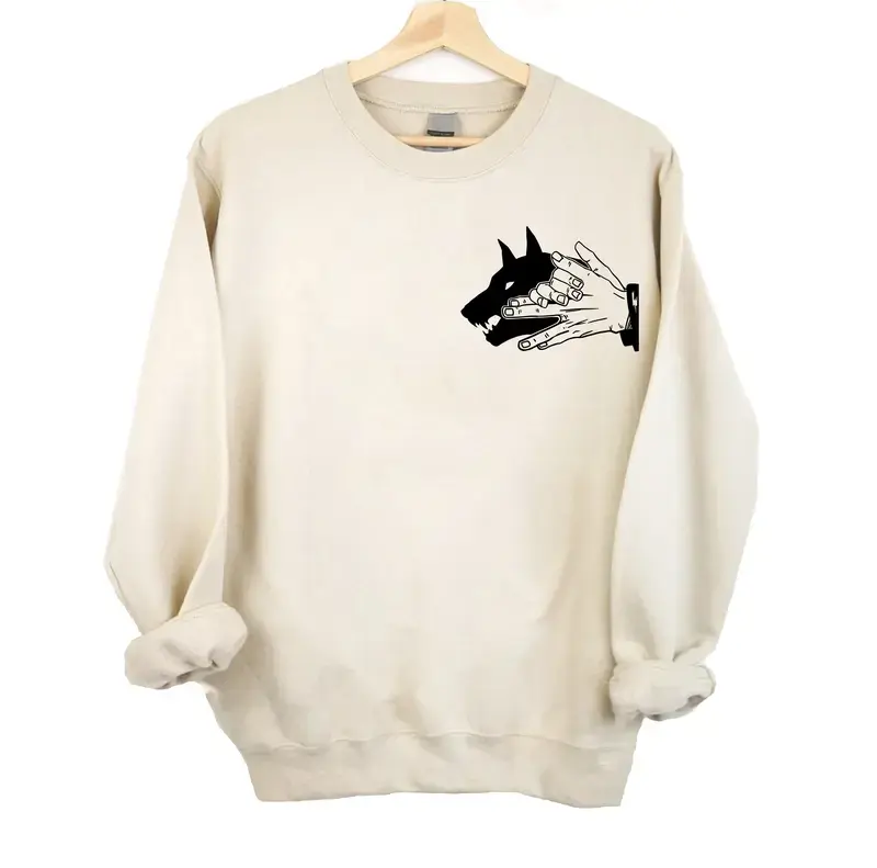 Megumi Fushiguro Divine Dogs Hand Sign Sweatshirt, Megumi Sweater, Gojo Shirt, Anime Lover Gift, Unisex Anime Cosplay Menswear Sweaters Tops Pullover