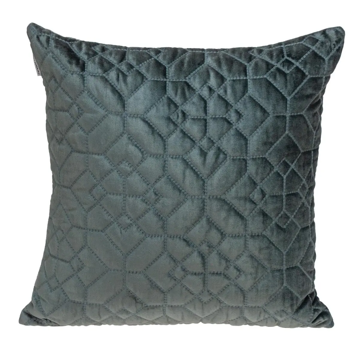 Parkland Collection PILL21310P Sora Transitional Gray & Charcoal Square Throw Pillow, Home Decorative Cushion, Abstract Geometric Standard Pillow, Abstract Geometric Standard Pillows