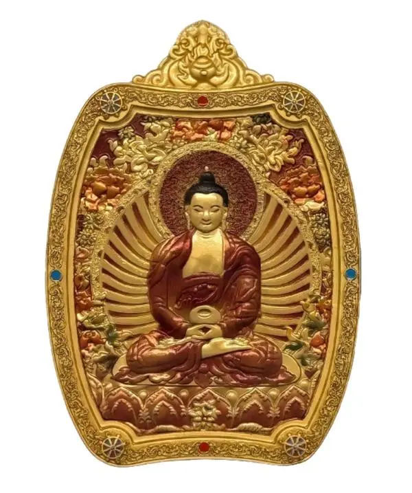 Guardian Buddha of【Earth Element】- Find Deep Security & Harmonious Home / Exquisitely Crafted Statue Inspired by Traditional Chinese Eight Guardian Deities and Zodiac Culture in Classic Thangka Style