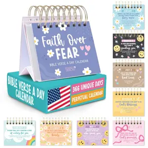 Christian Motivational Calendar | Bible Verse Calendar | 2026 | Flip Calendar Inspirational Gifts Daily Inspirational Quotes