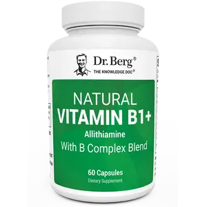 Natural Vitamin B1+ Allithiamine with B Complex Blend - 60 Capsules