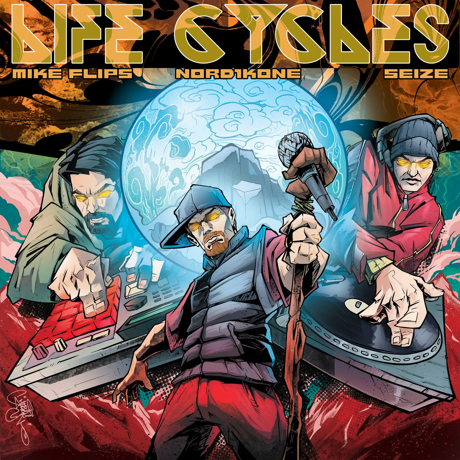 Mike Flips - Life Cycles Knock Knock All Over Again Full Album Rap-Hip Hop LP Vinyl Record, New Release with Business of Life, Lows and Highs Tracks