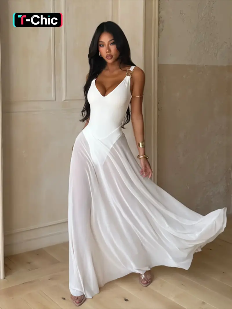 sheer through dresses - TikTok Shop