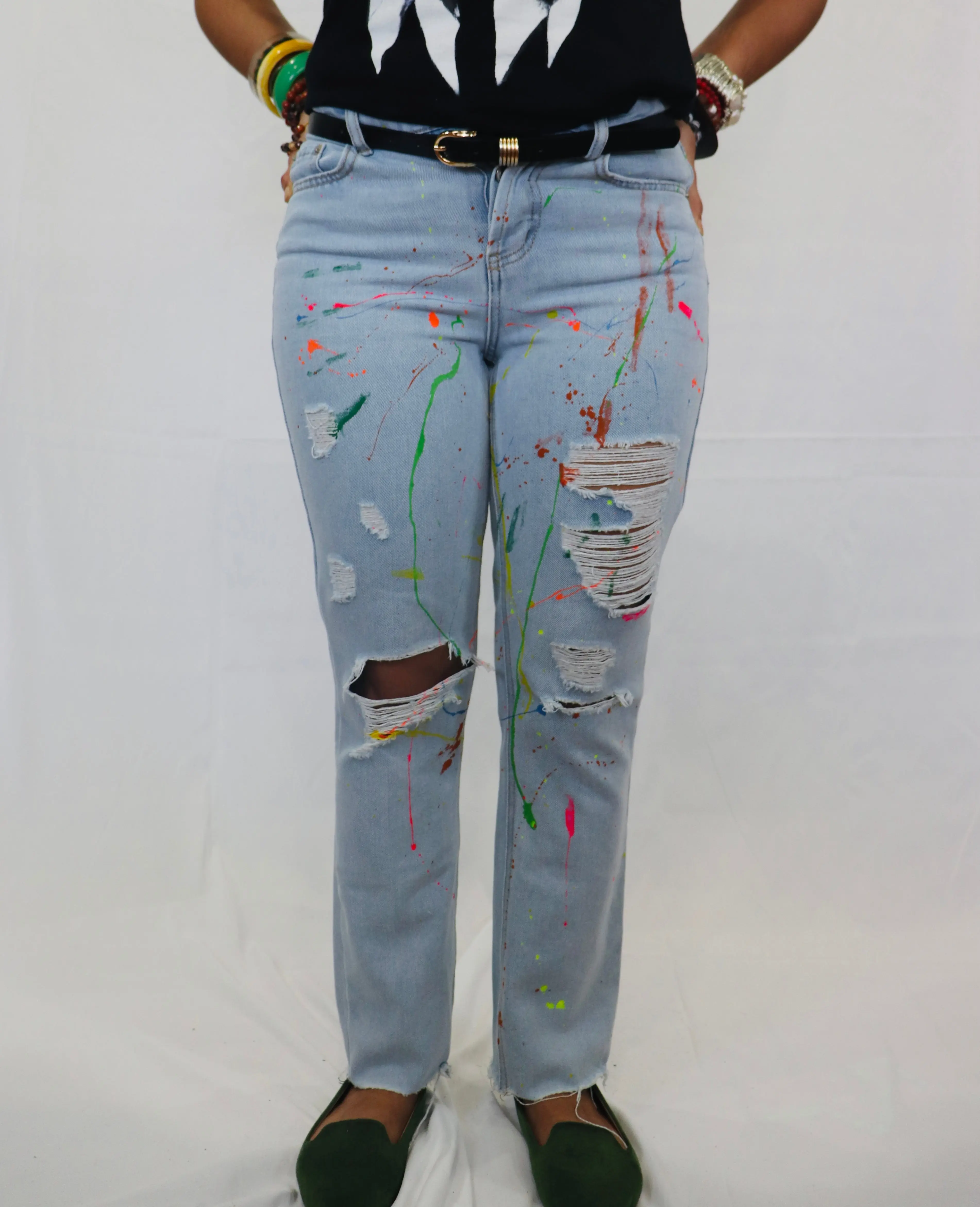 Alexander Boyce Painted jeans
