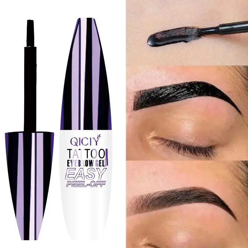 Waterproof eyebrow gel -naturalsheddingeyebrowtint,suitablefor all skin types, not easy totakeoffthecolorMMakeup Cosmetic,Valentine Gift, Giftsfor Girls Flawless Smooth Brown