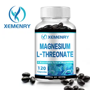 Magnesium Threonate (Magtein) - Highly Absorbable - Bioavailable Form of Magnesium - Magnesium Threonate 2000MG - 120 Capsules