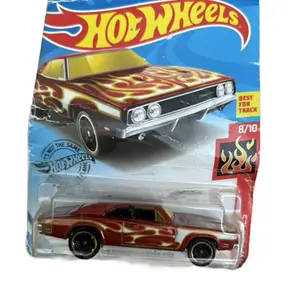 Hot Wheels - 2020 HW Flames 8/10 '69 Dodge Charger 500 189/250 (BBGHG09)