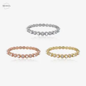 MEISSA S925 Sterling Silver Tiny Pearl Ring Unique Pearl Wedding Band Gift For Her Gold Pearl Ring Stacking Ring June Birthstone Minimalist Ring Pearl Ring