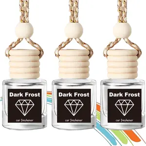 3PCS Dark Frost Upgrade Scents Car Air Aroma Freshener 4ml Car Scents Auto Hanging Diffuser Bottles Remove Auto Odor Long-Lasting