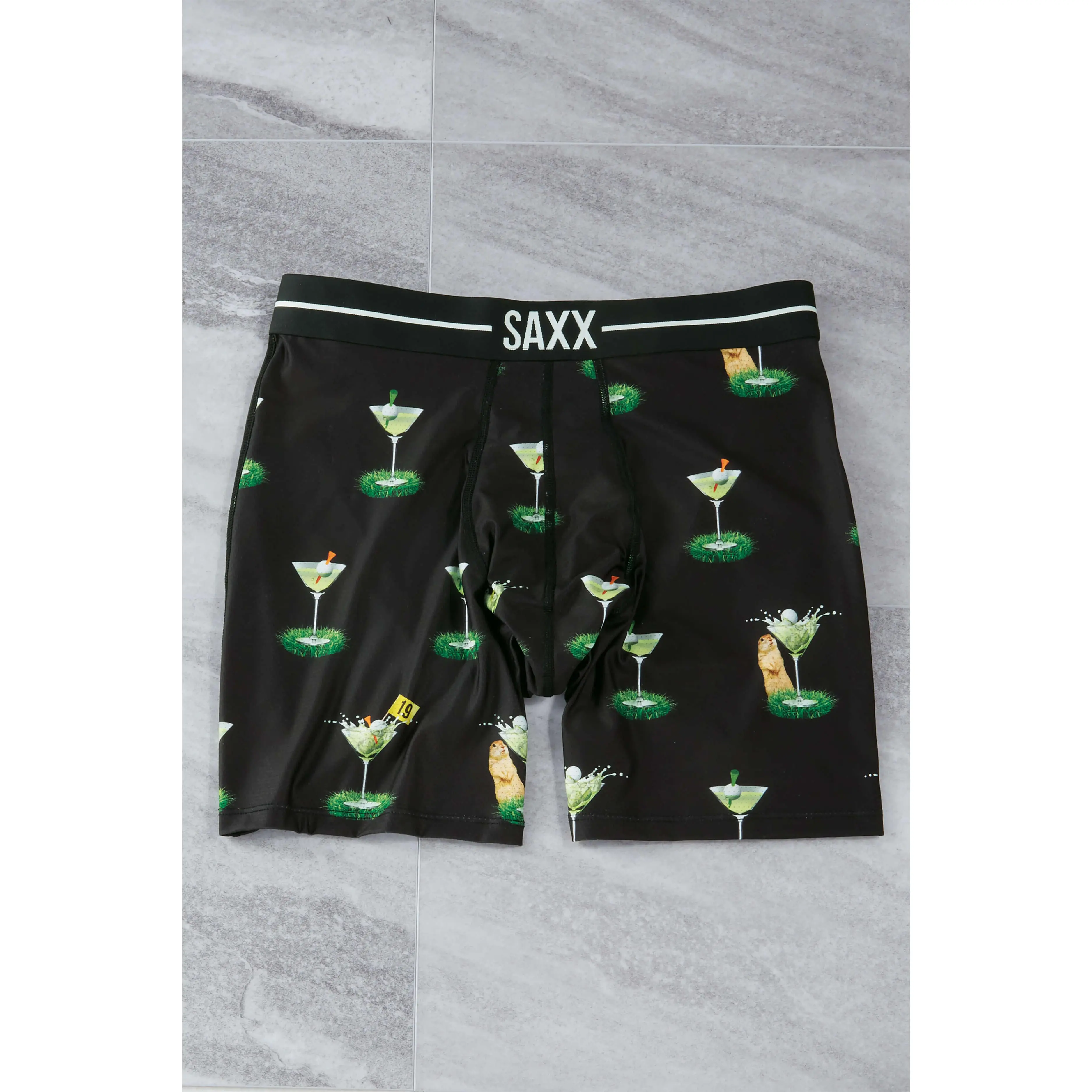 Menswear Saxx Volt Men's Boxer Briefs - Mesh, Ballpark Pouch, Quick-Dry, Anti-Odour Features, Anti-Odour Men's Boxer Briefs