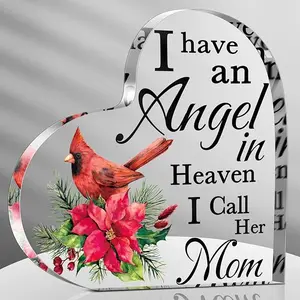 Red Memorial Cardinal Gift Sympathy Bereavement Gift in Heaven Christmas Cardinal Memorial Gifts for Loss of Mom/Dad in Memory of Gift Christmas in Heaven Remembrance Gifts