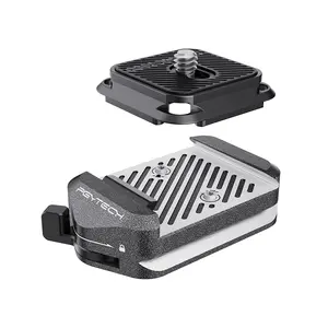 PGYTECH Quick Release Clamp V2, Compatible for Arca Swiss Plate Camera Mount Adapter with 1/4" to 3/8" Screw Thread for Tripods/Gimbals/Sliders/Stabilizers