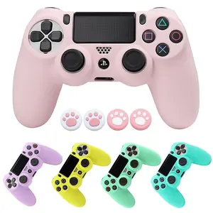 Soft Silicone Protective Case For PS4 Slim Pro Joystick Controller Skin Cover Console Accessories Video Gamepad Accessories for PS4