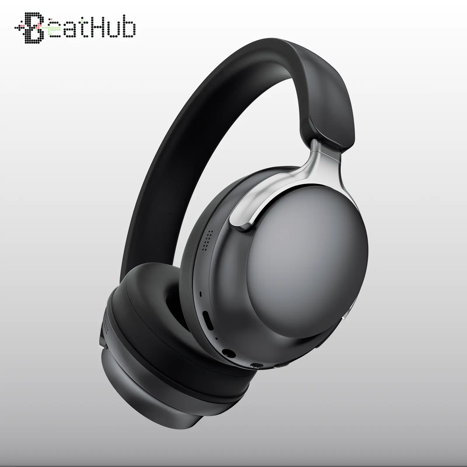 Over-Ear Wireless V5.3 Headphones  40mm Drivers Rich Bass Crisp Audio 360° Spatial Audio 48H Playtime Multipoint Pairing Foldable Lightweight with Mic Soft Ear Cushions Type-C for Study Gaming Music Travel PC Laptop iPhone Android