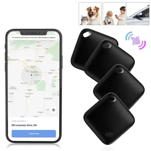 Air Tags, Smart Tag Works with Find My (iOS Only), Item Finder for Keys, Luggage, Suitcases, Wallets, Replaceable Battery, IP67 Waterproof, Worldwide Tracking, 60-80db, 4 Pack wireless key finder