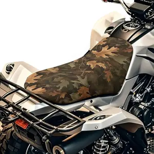 Camouflage Hunting ATV Seat Cover Waterproof Universal Four Wheeler Seat Cover Compatible with Polaris Sportsman 570 450 850,Polaris Scrambler 400 500 850 1000