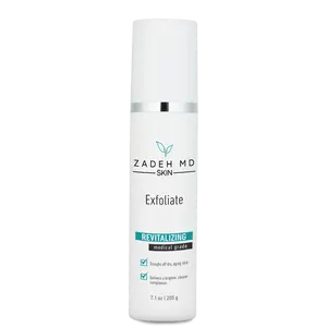Zadeh MD Skin Exfoliate Revitalizing Facial Cleanser with Papaya Enzymes & Salicylic Acid for Brightening & Daily Use 7.1 oz