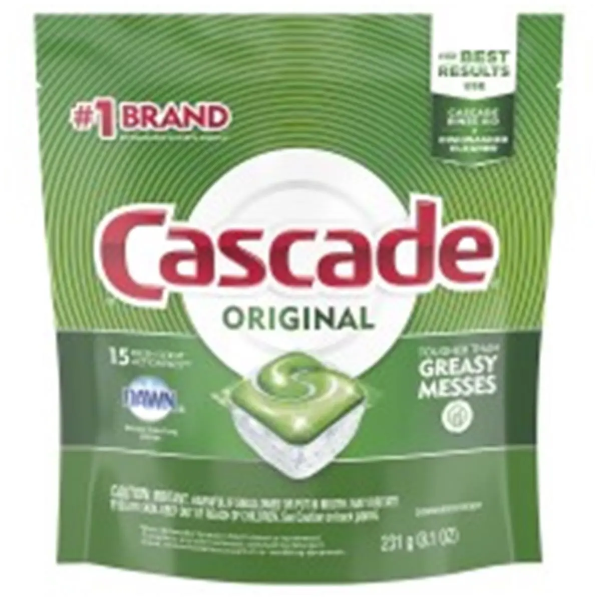 Procter & Gamble Cascade Original Platinum Scented Household Dishwasher Pods - 18 Count, for Kitchens Cleaning Needs