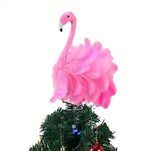 Flamingo Tree Topper, Versatile Decoration for Christmas, Easter, Valentine's & Mother's Day, 123 Reviews, 4.9 Rating