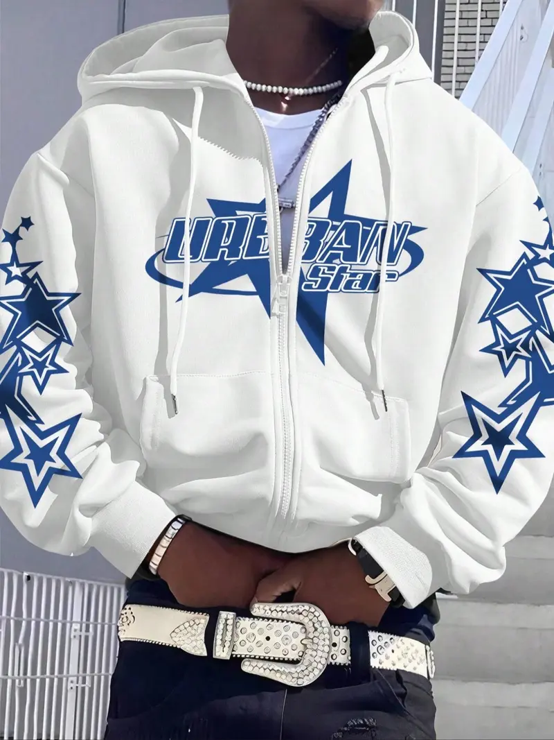 star graphic hoodie - TikTok Shop