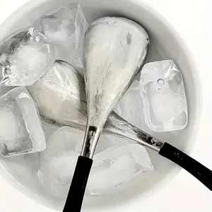 Stainless Steel Ice Ball, 1 Piece Cold Compress Ball, Face Facial Massage Ice Ball Spoon, Manual Lightweight Massage Tool for Home & Travel