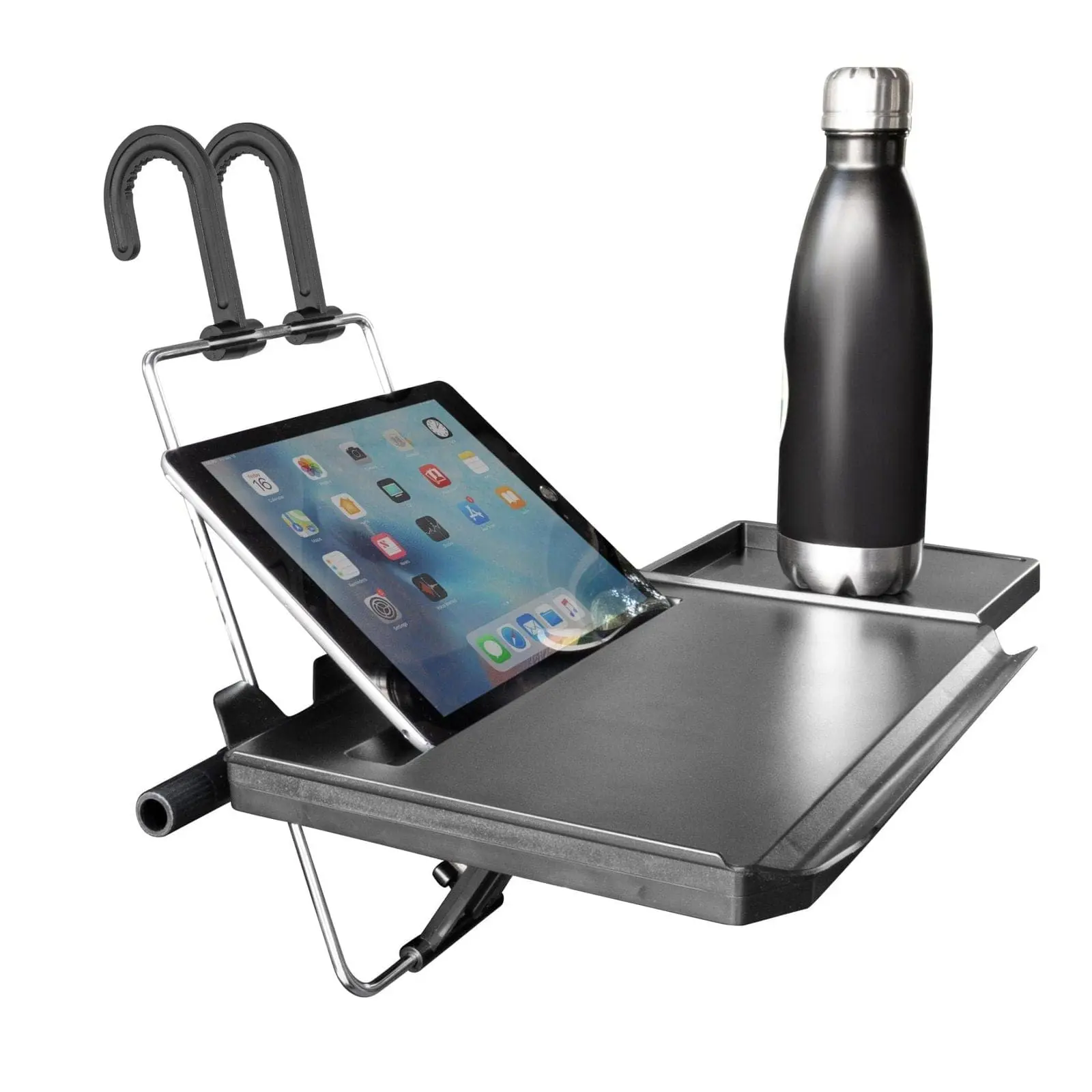 Mount-It! Steering Wheel Tray & Backseat Car Tray for Laptop, Tablet & Meals, Height Adjustable 2-in-1 Design