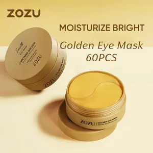 ZOZU Golden Eye Mask 60pcs Moisturizing Cooling Gel Patches Gentle Nourishing Care For Under Eye Area Skin