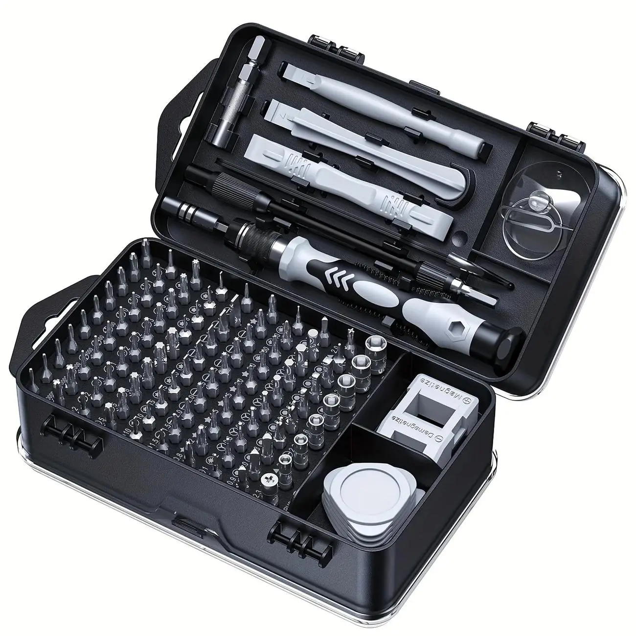 115-in-1 Precision Screwdriver Set, Magnetic Repair Tool Set, Magnetic Screwdriver Tools, Screwdriver Combo, Portable Tool Set with Non-slip Handle Suitable for Mobile Phone, Laptop, Watch, Electronic Product, Multipurpose Screwdriver Kit