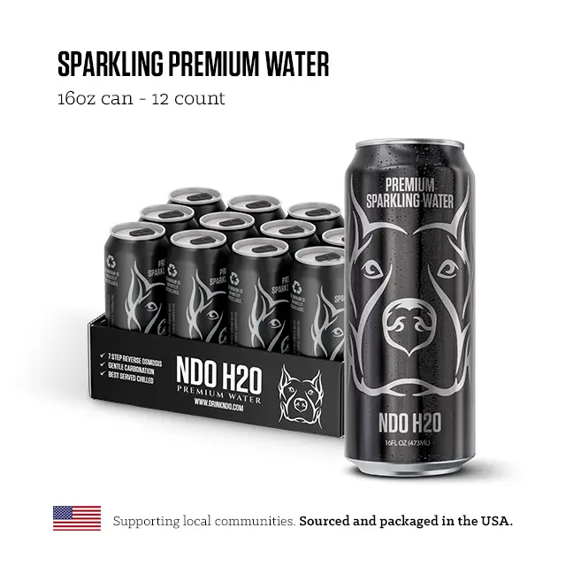 NO DAYS OFF Premium Water - Elite Hydration - Gentle Carbonation - Reverse Osmosis Purified