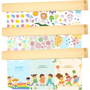 3 Pack Wall Mounted   Artwork and Picture Display Bar for Displaying Pictures and Memos at ( Color)