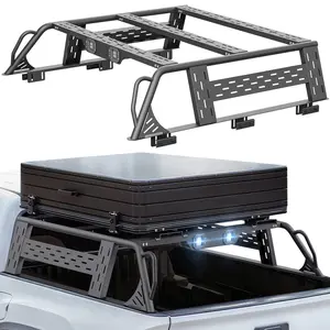 【Yzona】Adjustable Pickup Truck Bed Rack Compatible with 2020-2025 Jeep Gladiator JT 2016-2025 Toyota Tacoma