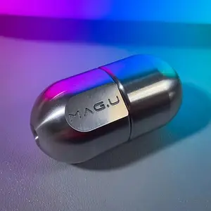 EDC Toy - Magnetic levitation capsule toy - Fidget Slider - Fidget Toys - Adults Metal Fidget Slider - Magnetic EDC - Haptic Fidget Toys for Adults