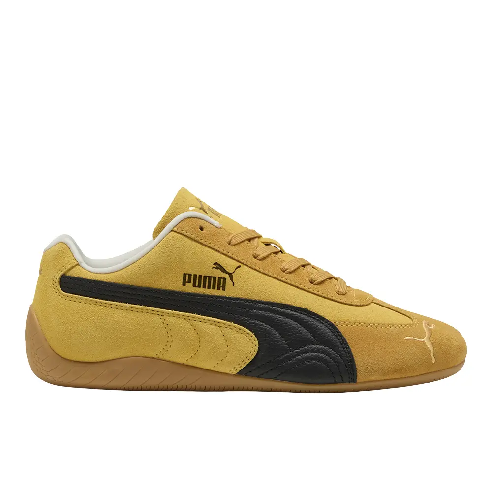 PUMA Mens Speedcat Lace Up Sneakers Shoes Casual - Yellow