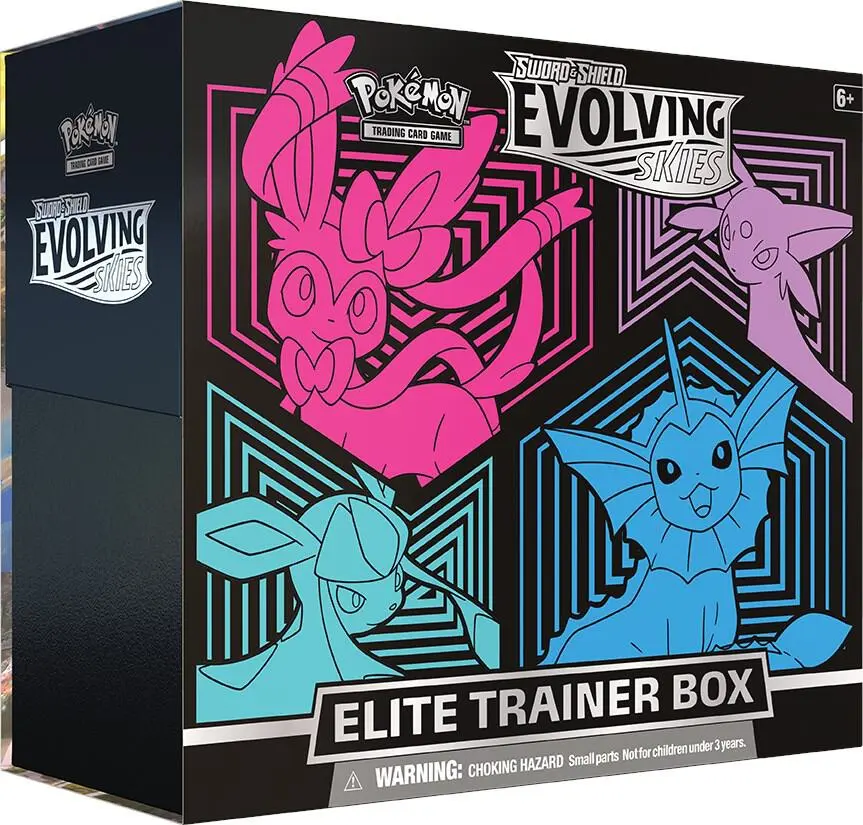 Pokémon Evolving Skies Elite Trainer Box [Glaceon/Vaporeon/Sylveon/Espeon]