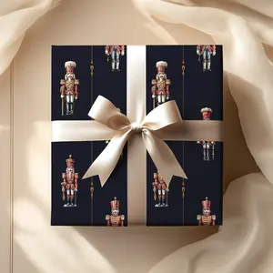 Nutcracker Wrapping Paper Holiday Gift, Ballerina Wrapping Paper Girl Gift Wrap Nutcracker Gift Wrap Elegant Christmas Gift, Gift Wrap for Christmas, Birthday, Holidays, Decorative Holiday Paper,  Meme Funny Christmas Wrapping Paper, Funny Gift Wrap