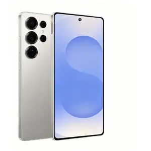 S25 Ultra Unlocked 5G Smartphone Android 14 6.8" HD Display 12GB+512GB 68MP+108MP Camera 6800mAh Dual Card Built-in Pen Face Unlock with Case & Protector