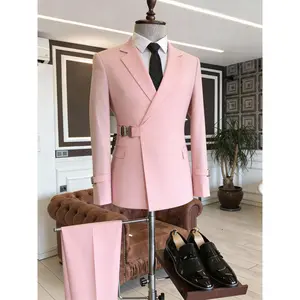 Men's Fit 2-Piece Suit Set Blazer & Pants Ideal for Weddings Formal Events Casual Occasions