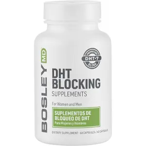 DHT Blocking Supplements – DHT·7 Blend with Saw Palmetto, Kelp, Reishi Mushroom, Green Tea, Nettle Leaf, Dandelion Root & Pygeum Bark – Promotes Thicker, Fuller Hair for Men & Women – 60 Capsules