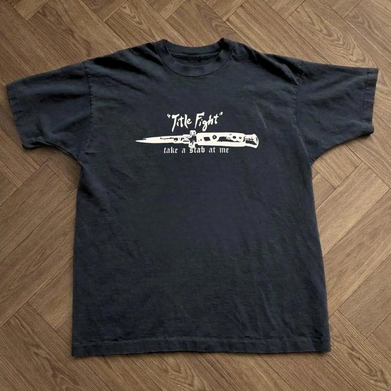Black title fight graphictee