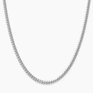 JAXXON - Youth Cuban Link Chain - 3mm - Lobster Clasp - Silver