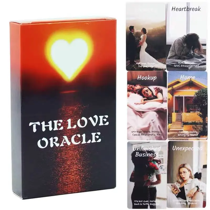54 Card Tarot Deck, Fortune Telling Game for Beginners, Novice Friendly, Ideal Holiday Gift, Gift Option, Life Love Oracle Cards, Divination and Prediction, Interpretation, Symbolism, Symbolic Cards, Spirituality