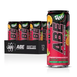 ABE x Tang Performance Energy Drink - Orange Strawberry - 12 Pack