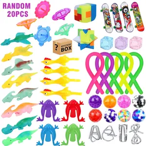 Random Color Squeeze Toy Set, 20pcs/set Stress Relief Toy, Funny Squeeze Toy for Adults & Teens, Birthday Gift for Boys & Girls, Stress Relief Squishy