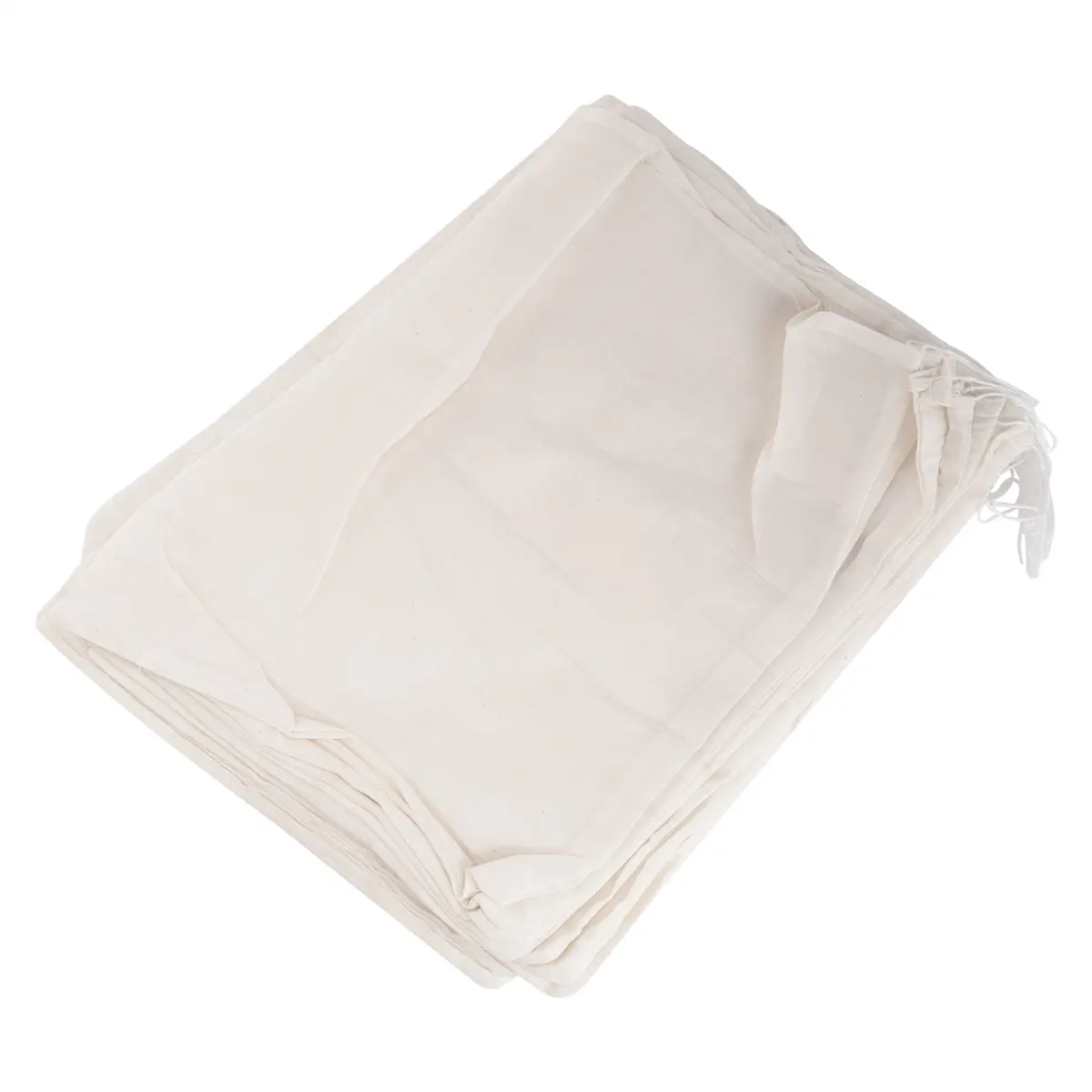 20 Pieces Large Muslin Bags Cotton Drawstring Bags,Tea Brew Bags (8 X 12 Inches)