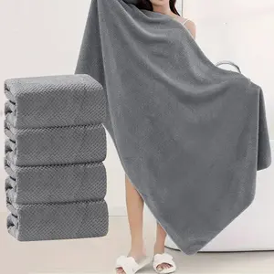 Oversized Microfiber Bath Towel Set, Pack of 4 - 35.43in x 68.9in Extra Large, Quick-Drying, Ultra Soft Thin Bath Sheets for Spa, Home, Travel