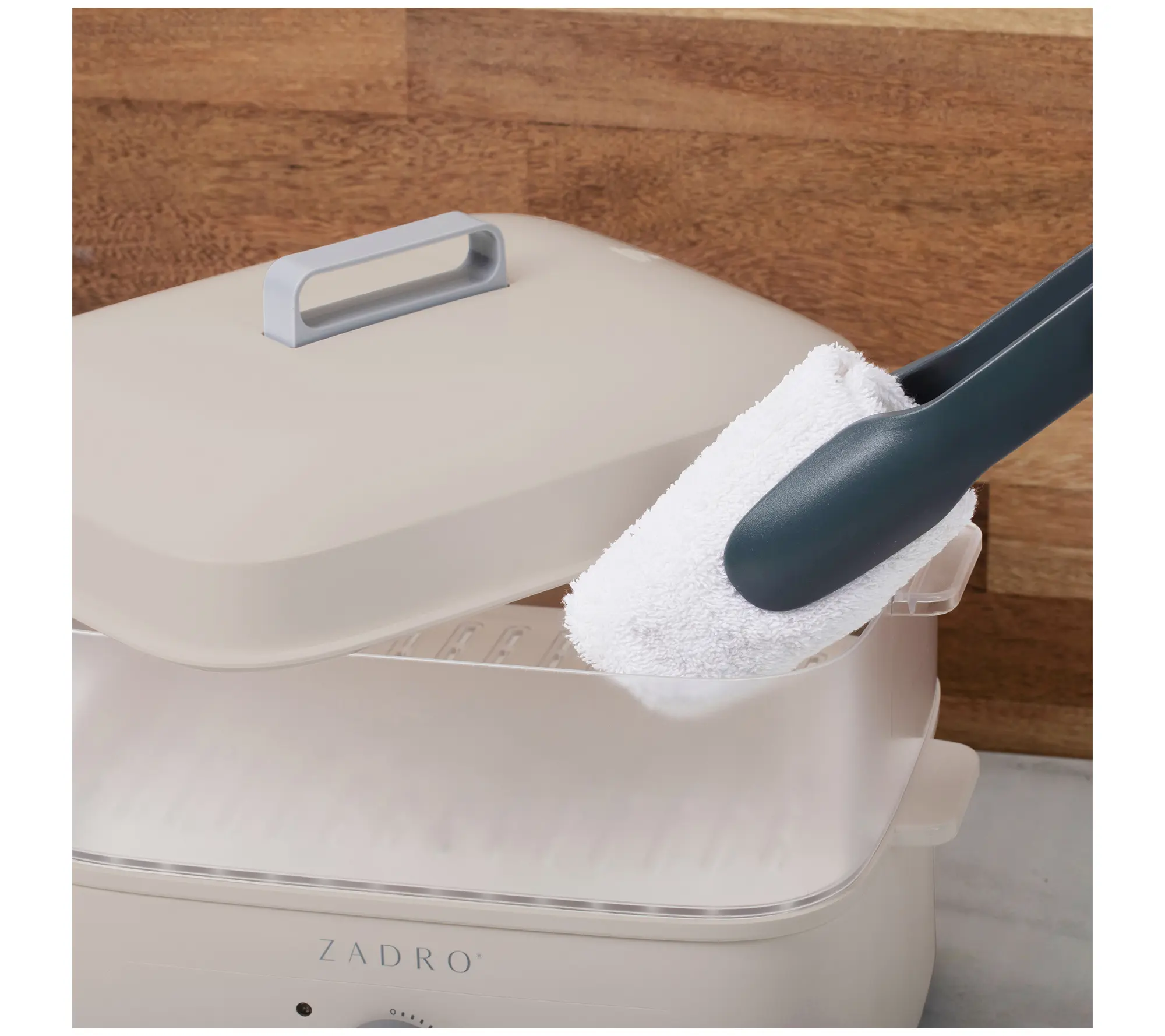 Zadro Large Capacity Luxury Countertop Towel Steamer