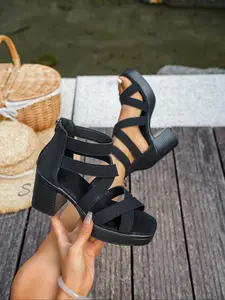 Elegant Platform Heel Women's Shoes, Comfortable Fashion Footwear for Casual & Formal Occasions, Stylish Design