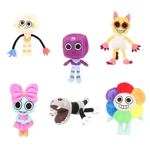 Dandy's World Plush Cute Dandy World Scrap Stuffed Horror Game Goob Pebble Plushie Soft Pillow Doll Children Gifts Doll Bir