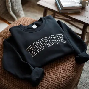 NURSE Athletic Block Gemma Sweatshirt Hoodie Nurse Pullover Sweatshirt Gift for Grad New Nurse Gift Nursing School Shirt